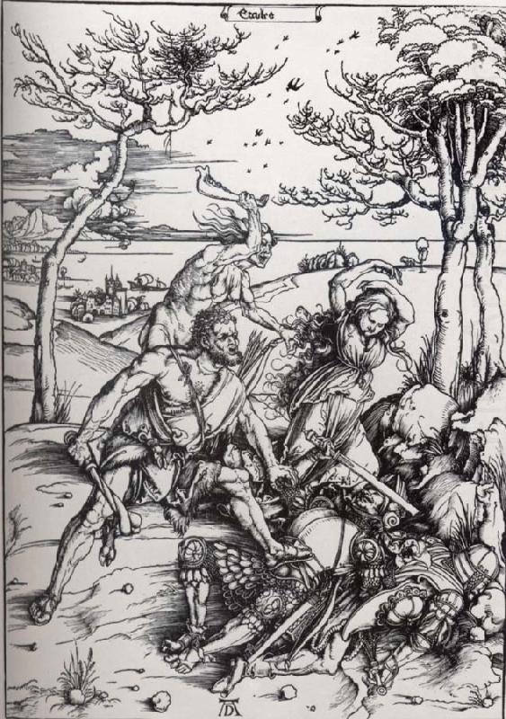 Hercules Killing the Molionides, Albrecht Durer
